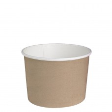 Χάρτινο δοχείο για σαλάτες, 720ml, Φ11,4cm, χρώμα Kraft, μίας χρήσης 210DELIPOC24 σετ 100 τεμαχίων